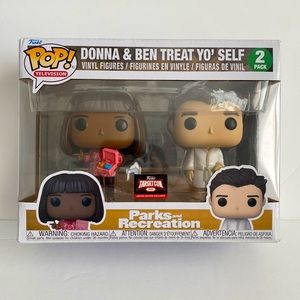POP Funko Donna & Ben Treat Yo’ Self 2 Pack Exclusive Parks & Recreation